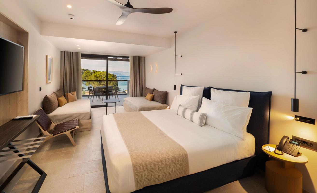 ΔΊΚΛΙΝΟ ΔΩΜΆΤΙΟ ΜΕ ΘΈΑ ΣΤΗ ΘΆΛΑΣΣΑ PREFERRED CLUB  Dreams Corfu Resort & Spa Corfú ΔΊΚΛΙΝΟ ΔΩΜΆΤΙΟ ΜΕ ΘΈΑ ΣΤΗ ΘΆΛΑΣΣΑ PREFERRED CLUB  Dreams Corfu Resort & Spa Corfú